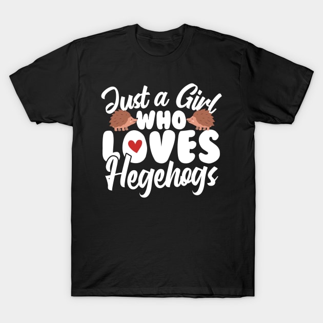 hedgehog T-Shirt by CurlyDesigns